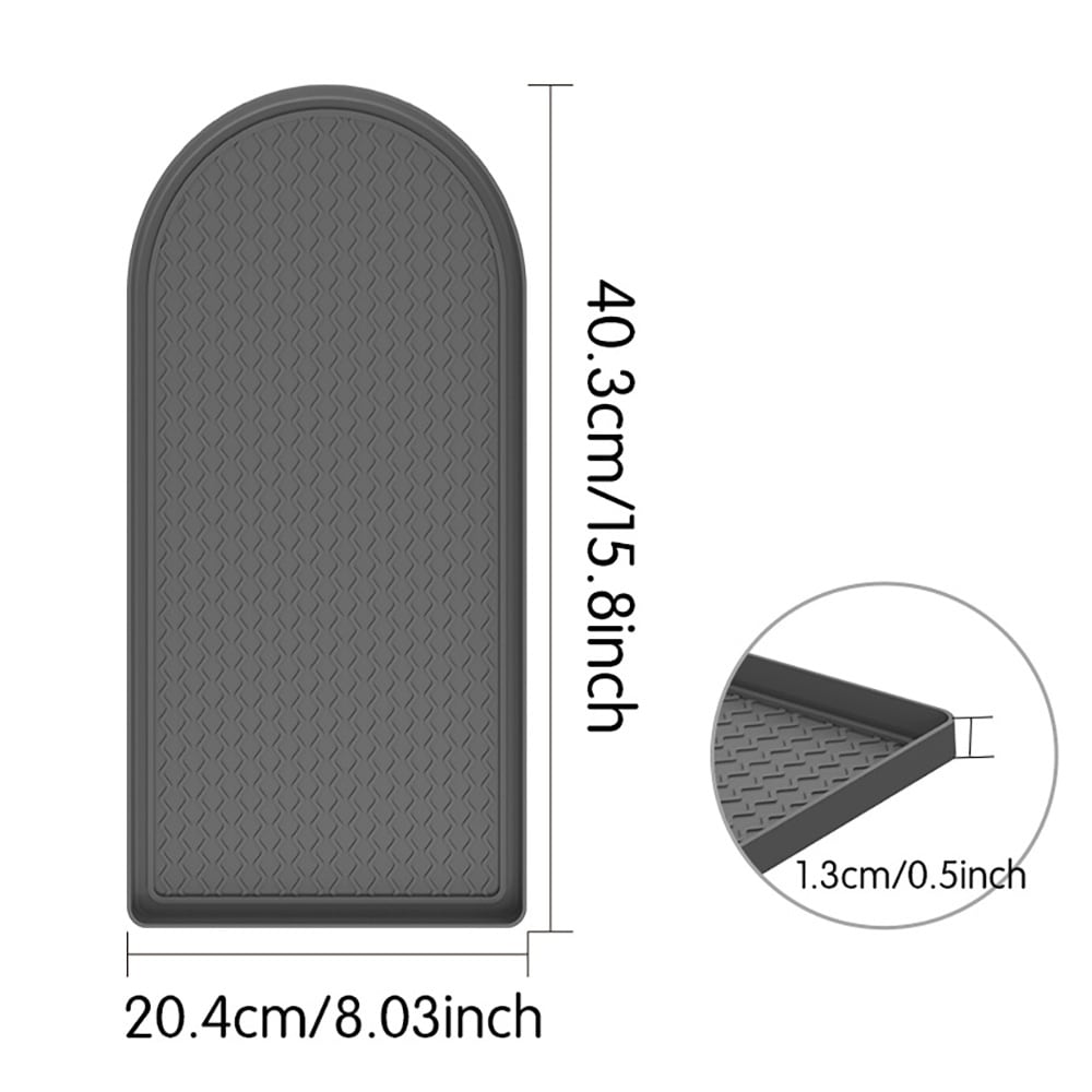Silikonmatte til kaffemaskin 40 x 20 cm / Kaffematte i silikon / Dryppmatte til kaffemaskin