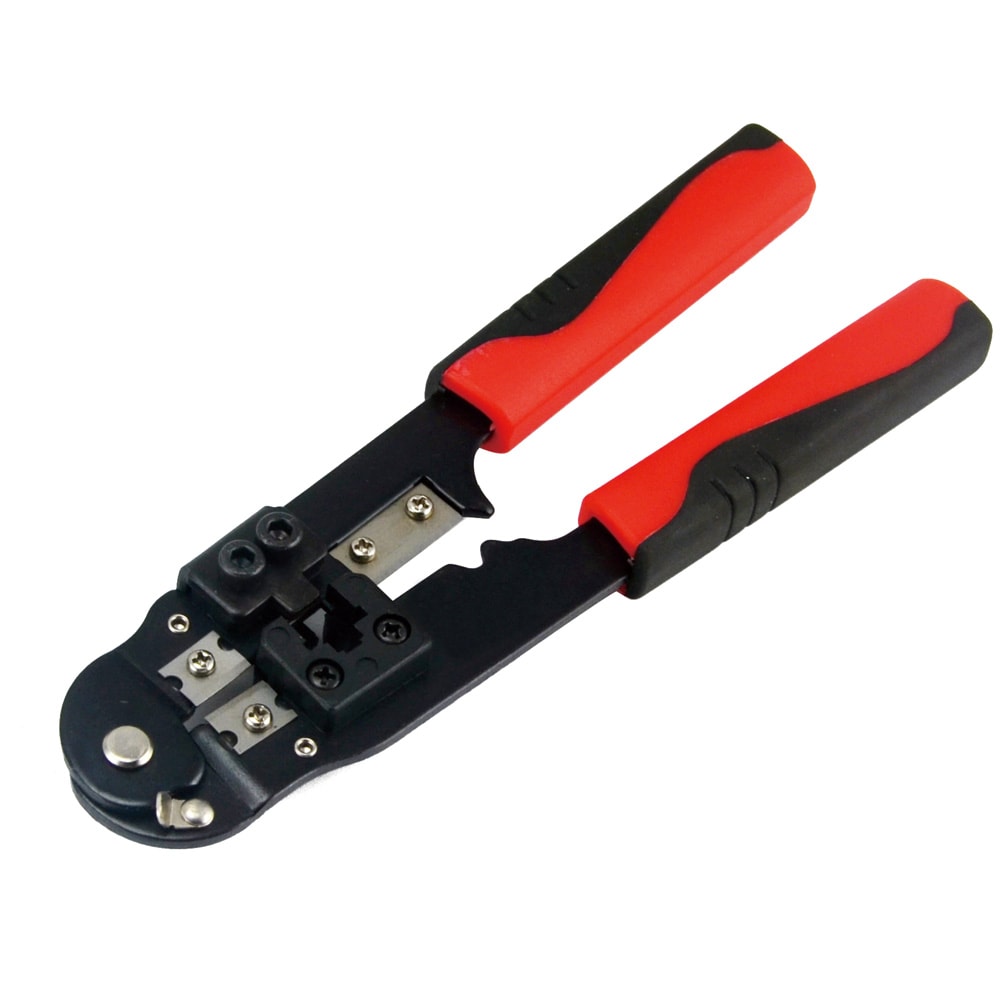 Krympetang RJ45 3-i-1 / nettverkstang for RJ45 og 8P8C / kabelstripper
