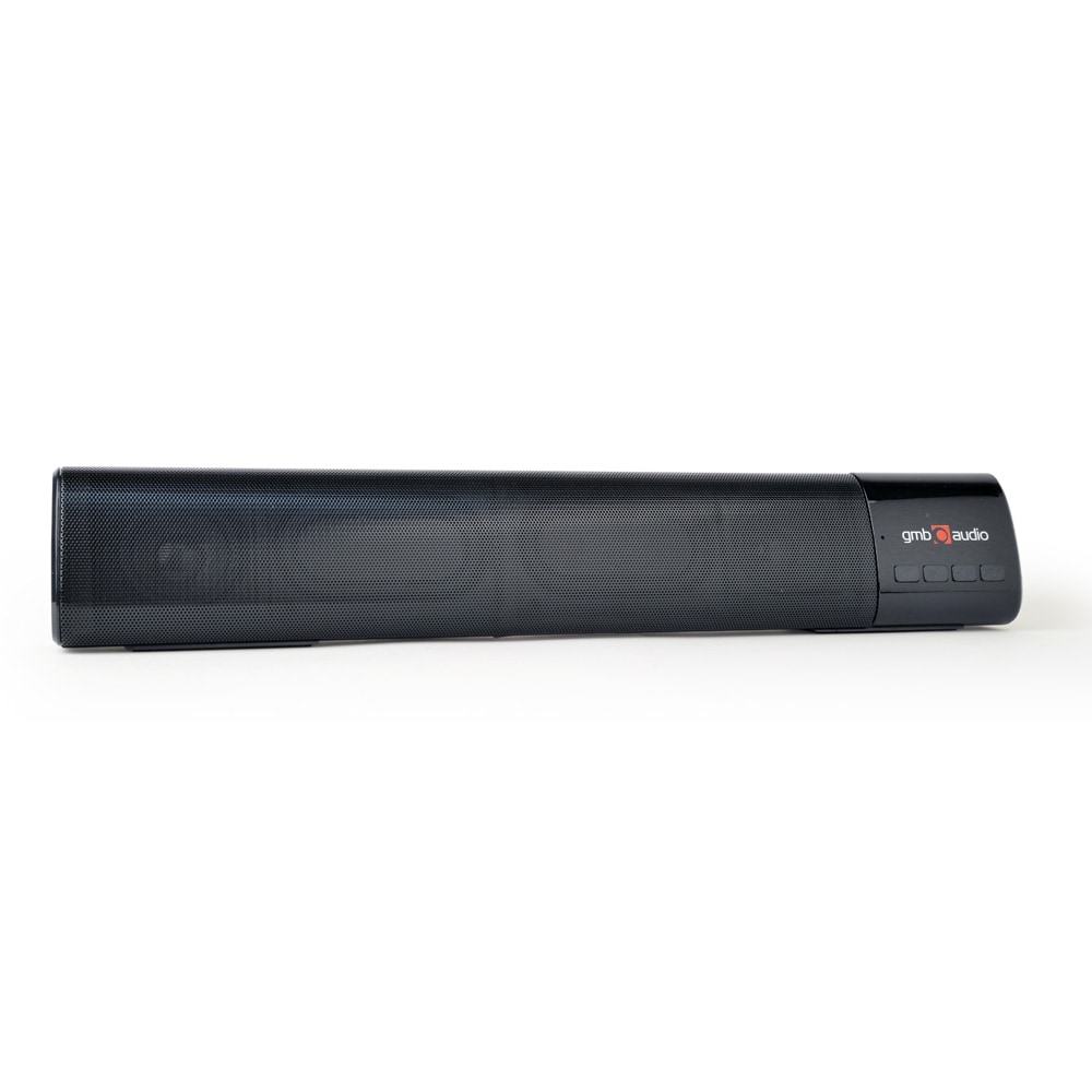 Soundbar med Bluetooth / trådløs høyttaler / lydplanke 2×5 W / FM, AUX, USB og microSD – Svart