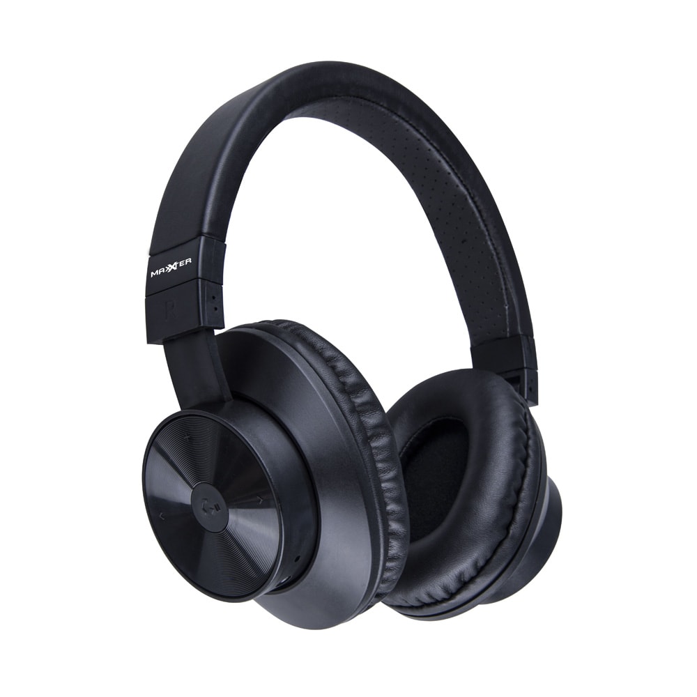 Maxxter Bluetooth-hodetelefoner med mikrofon / trådløse stereohodetelefoner / headset med 5 timers lyttetid