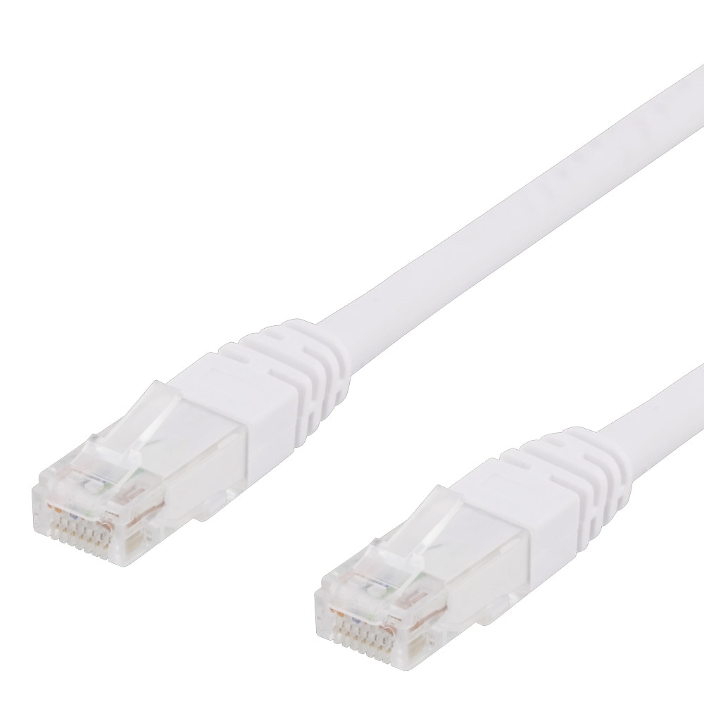Deltaco U/UTP Cat6 patchkabel 1 m / Cat6 nettverkskabel / Ethernet-kabel RJ45