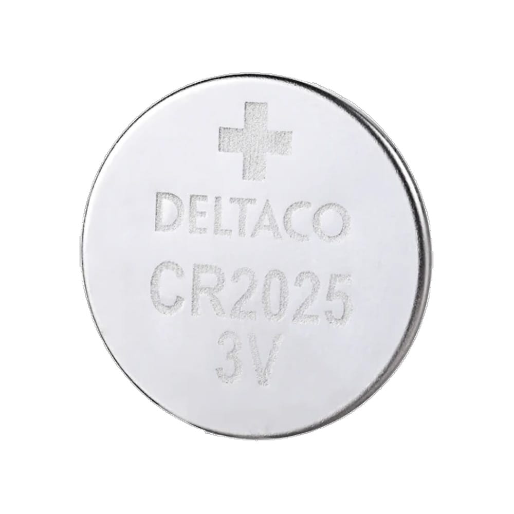 Deltaco Ultimate Lithium CR2025 knappcellebatteri / CR2025 batteri / Litium knappcelle 3 V