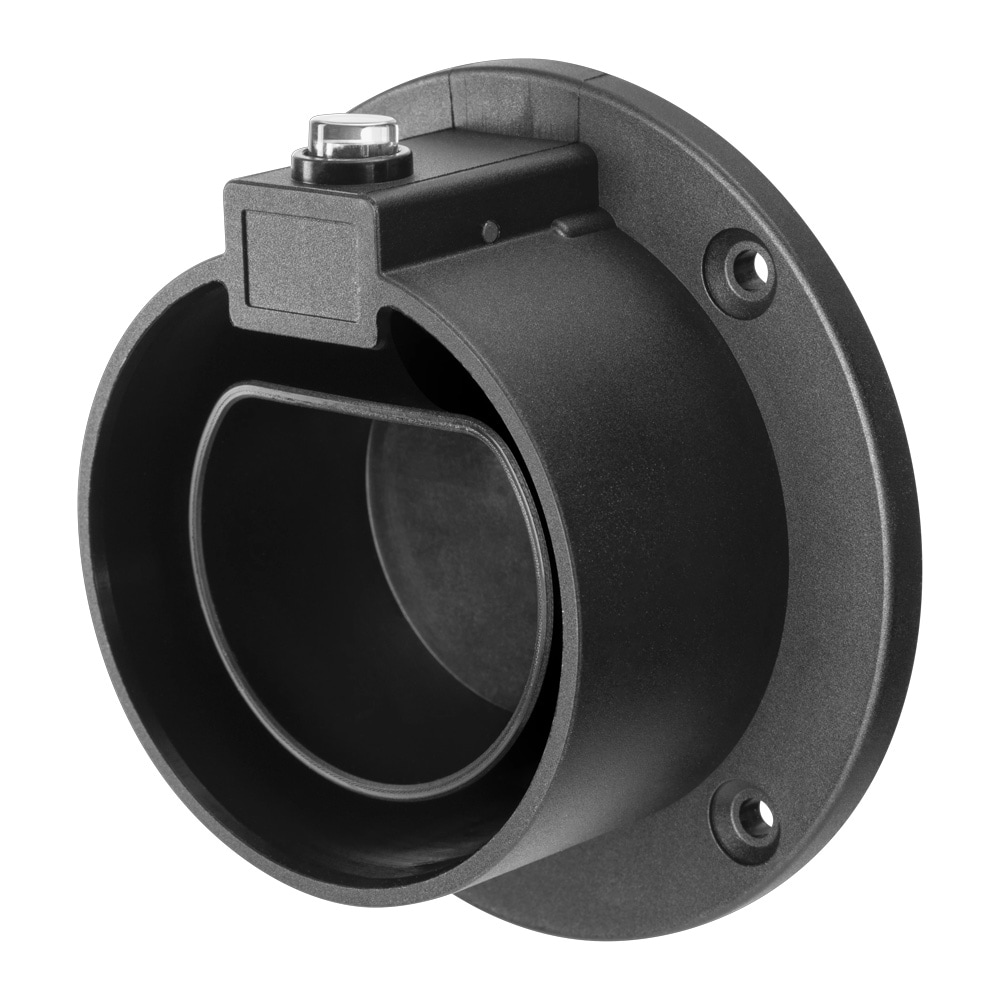 Deltaco E-Charge veggbrakett for type 2 ladeplugg / Type 2 pluggholder for elbilladere