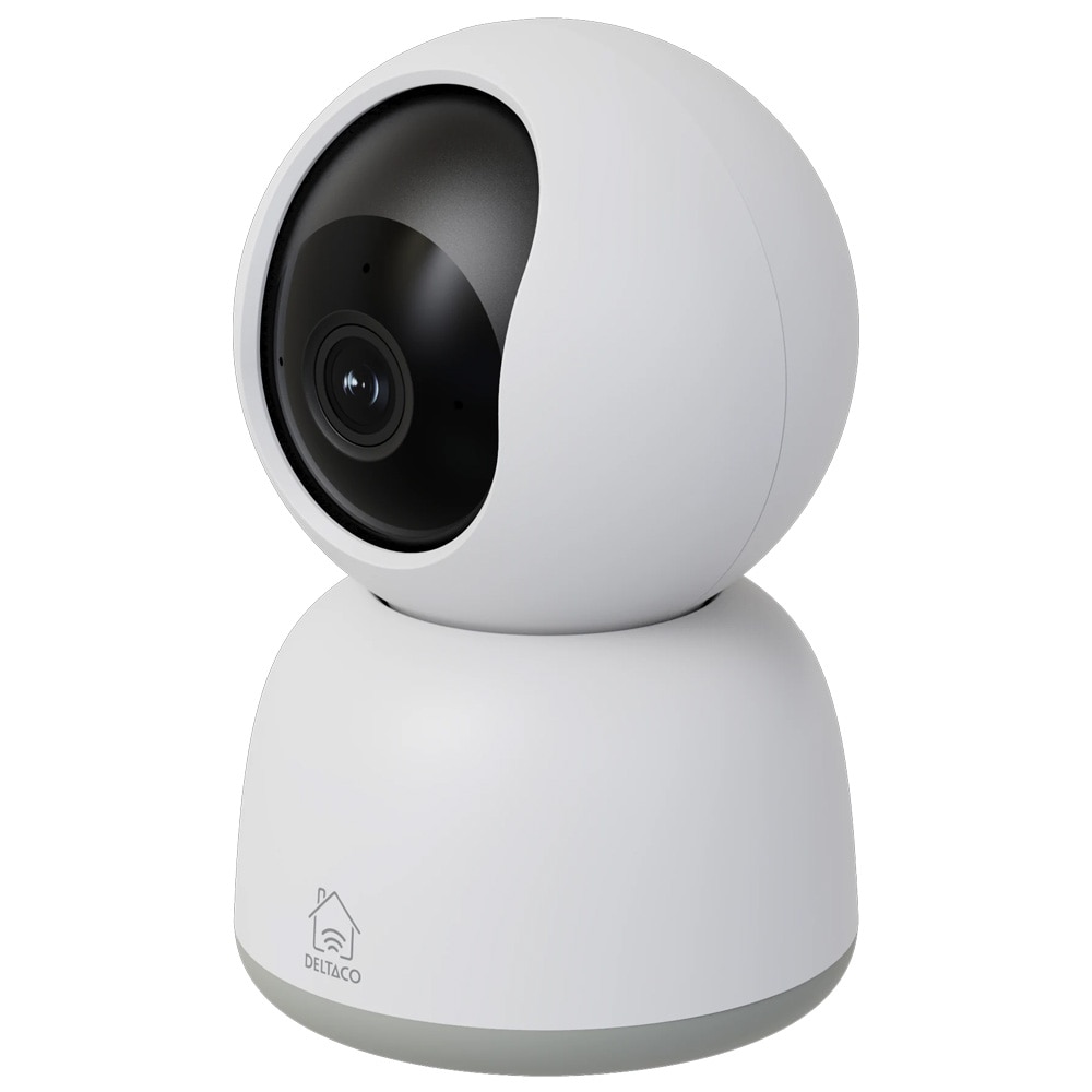Deltaco Smart WiFi-kamera med panorering og vinkling / WiFi-kamera med nattesyn