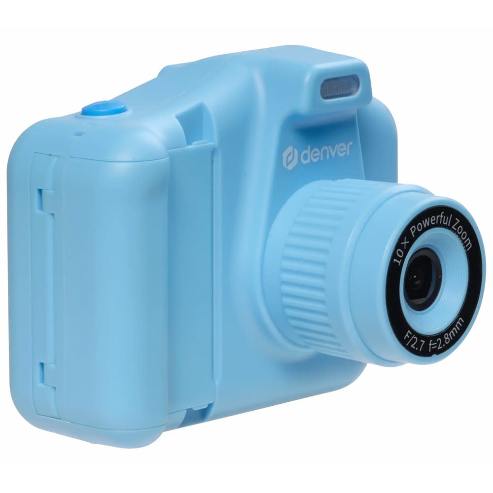 Denver KPC-1370BU barnekamera / kamera med skriver / instantkamera for barn med 64 GB microSD – Blå