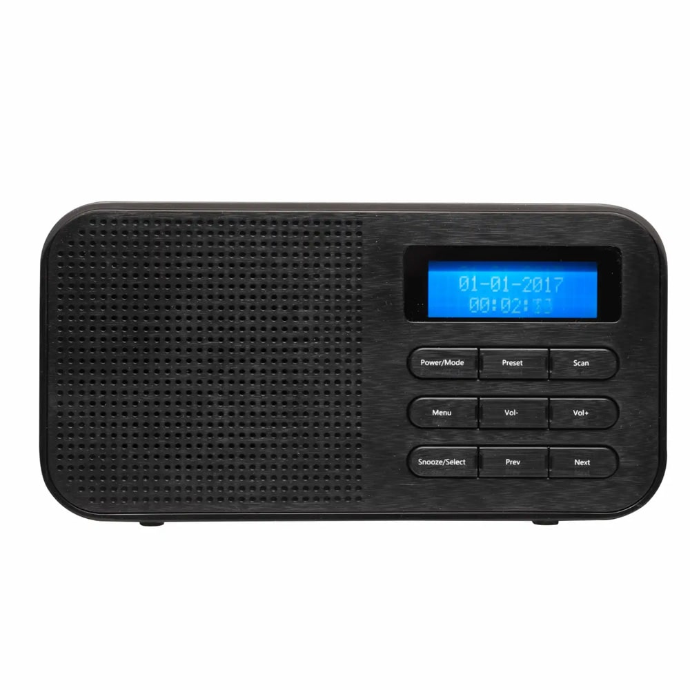 Denver DAB-42 DAB- og FM-radio - Svart / Digitalradio med FM / Bærbar DAB-radio