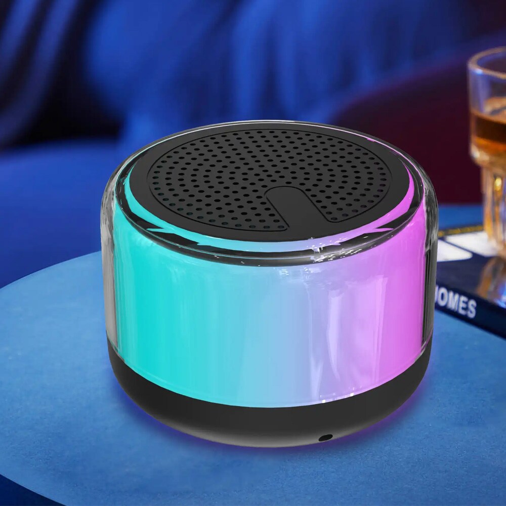 Denver BTP-103 Bluetooth-høyttaler med RGB / Trådløs Bluetooth-høyttaler med lyseffekter