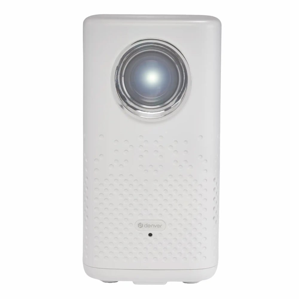 Denver PR-4700 4K-projektor / WQHD projektor med innebygd batteri / miniprojektor med Bluetooth