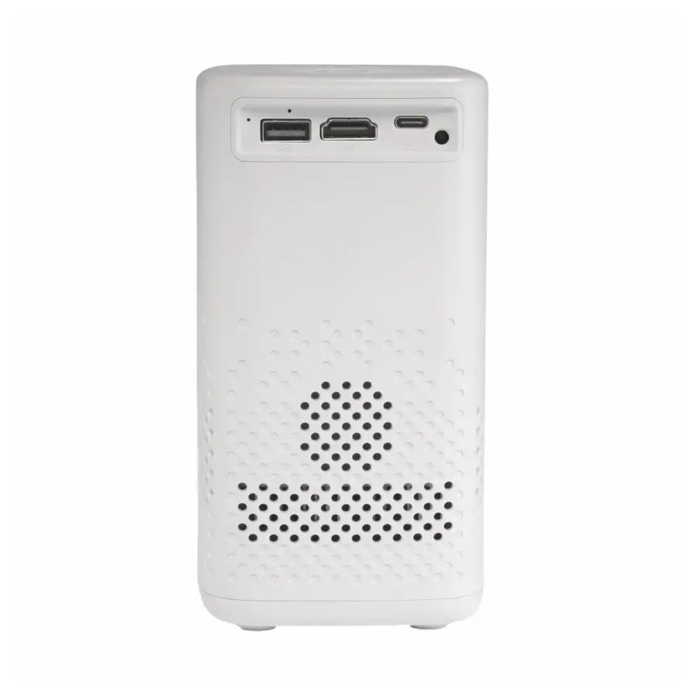 Denver PR-4700 4K-projektor / WQHD projektor med innebygd batteri / miniprojektor med Bluetooth