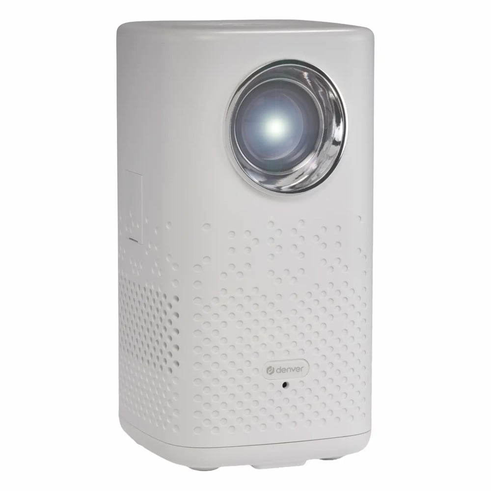 Denver PR-4700 4K-projektor med innebygd batteri / Bærbar 4K-projektor med batteri