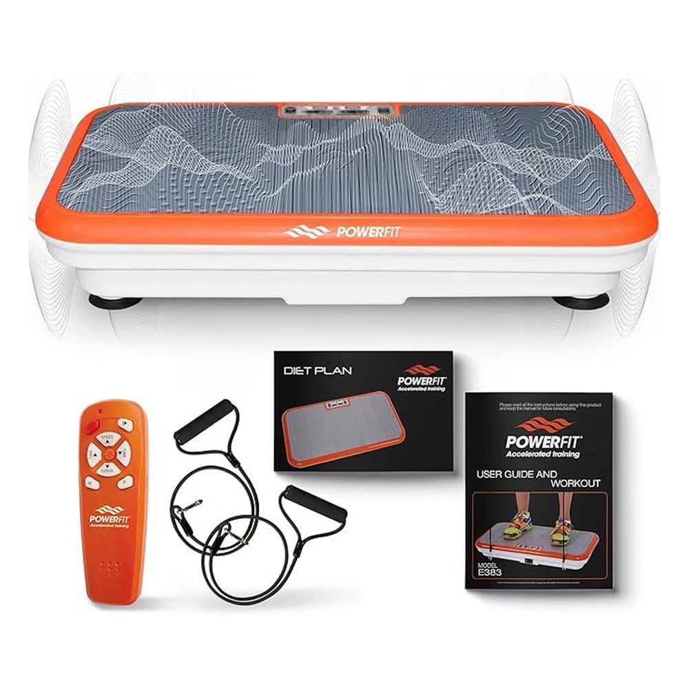 Vibroshaper Powerfit treningsvibrasjonsplate / Vibrasjonsplate for hjemmetrening
