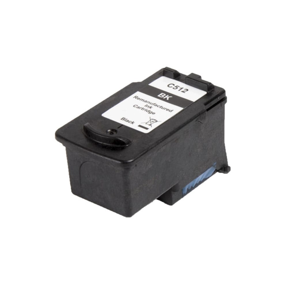 PG-512 blekkpatron til Canon / renovert svart patron 16 ml / erstatter 2969B001