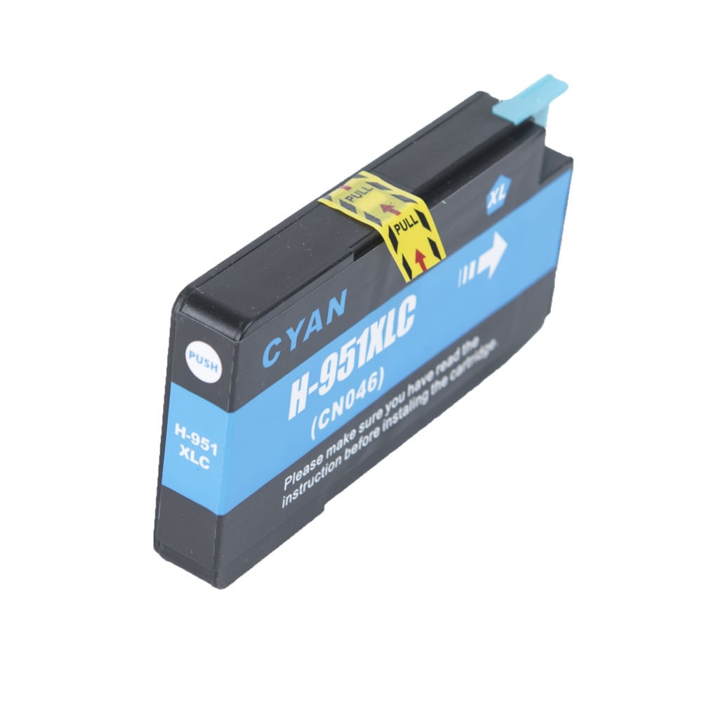 Blekkpatron til HP-skrivere 951XL cyan / kompatibel patron / 30 ml / CN046AE
