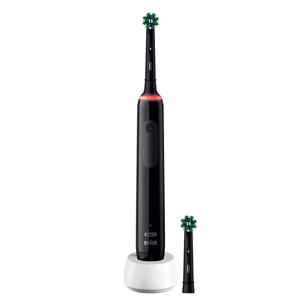 Oral-B Pro 3 3000 Cross Action Black Edition / Elektrisk tannbørste med trykkontroll