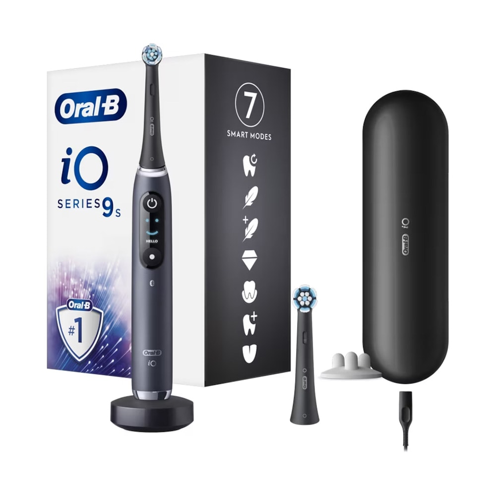 Oral-B iO Series 9s – Black Onyx / Elektrisk tannbørste med AI-veiledning