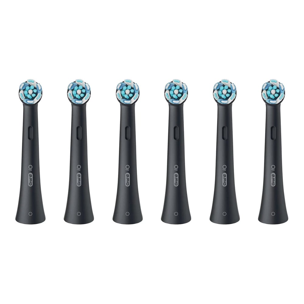 Oral-B iO Ultimate Clean 6-pk - Svart / Børstehoder til Oral-B iO / Erstatningshoder