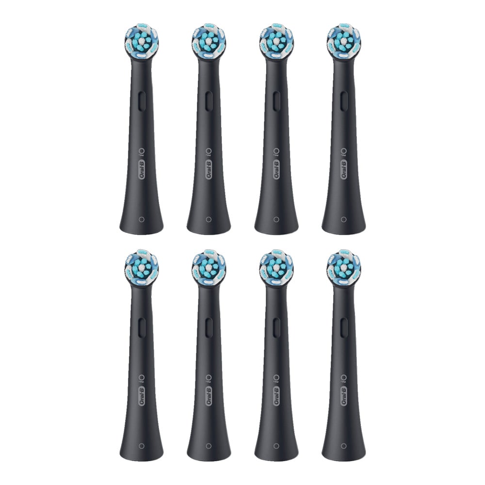 Oral-B iO Ultimate Cleaning 8-pakning - Svart / Børstehoder til Oral-B iO / Erstatningshoder