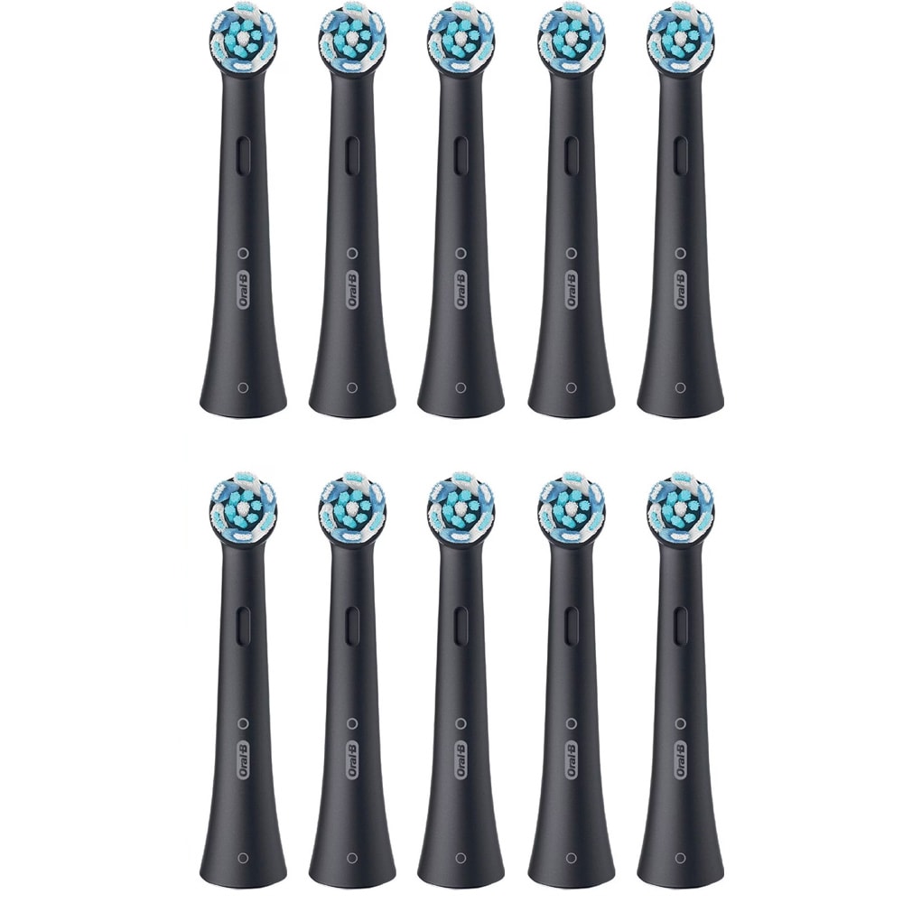 Oral-B iO Ultimate Clean 10-pk - Svart / Børstehoder for Oral-B iO / Erstatningshoder for Oral-B iO