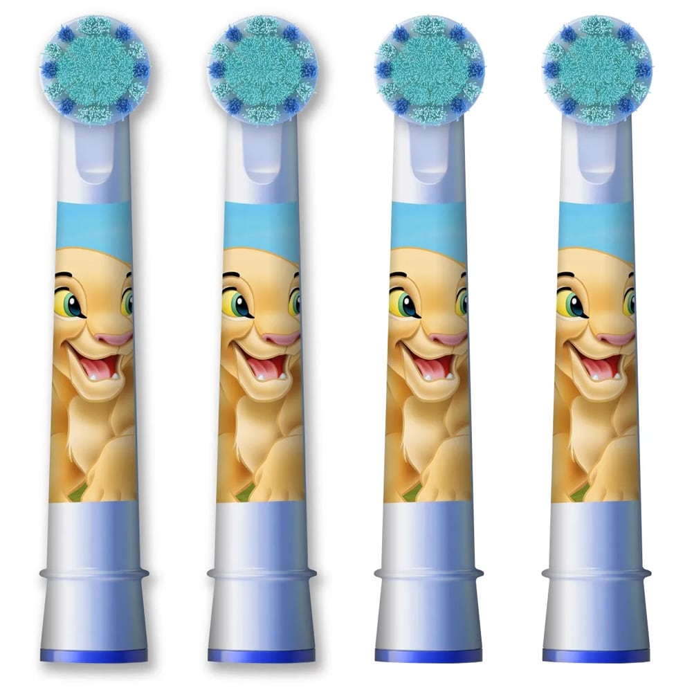 Oral-B PRO Kids Lion King 4-pakning / Børstehoder til Oral-B PRO Kids / Ekstra myke tannbørstehoder