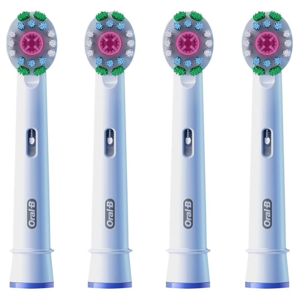 Oral-B PRO 3D White 4-pk / Oral-B 3D White børstehoder / Erstatningshoder