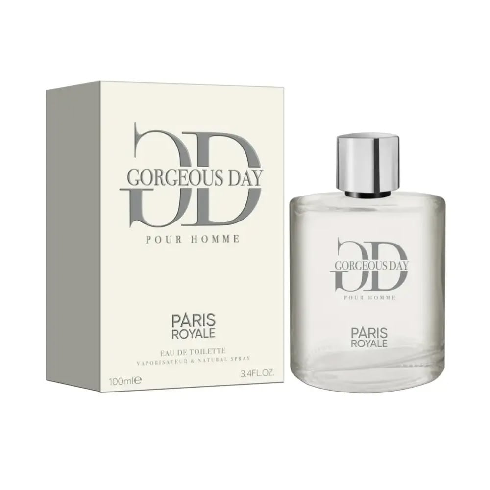 Paris Royale Gorgeous Day EDP 100ml / Parfyme Eau de Parfum for menn / Aquatic Woody EDP for Men