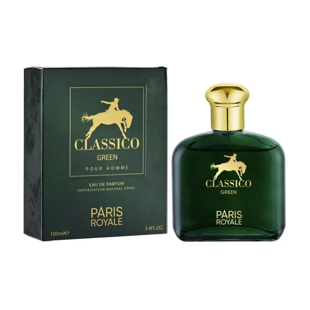 Paris Royale Classico Green EDP 100ml / Parfyme for menn Eau de Parfum / Woody chypre parfyme for menn