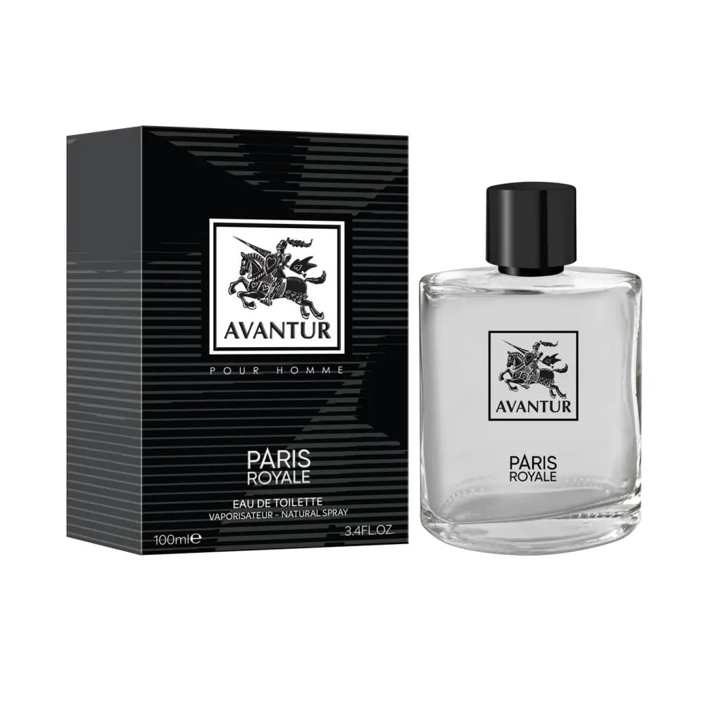 Paris Royale Avantur EDP 100ml / Eau de Parfum for menn / Fruktig treaktig EDP for menn
