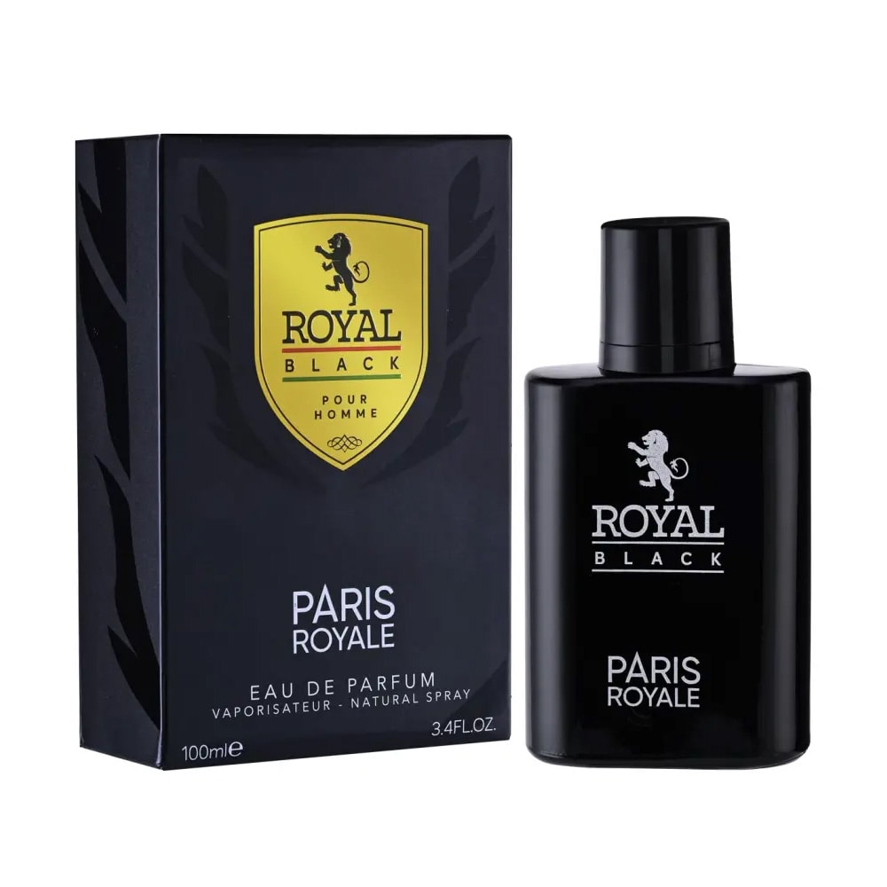 Paris Royale Royal Black EDP 100ml / Eau de Parfum for menn / Fruktig krydret EDP for menn
