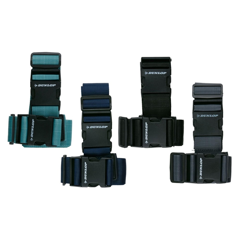 Dunlop bagasjerem / dobbel bagasjerem til koffert / justerbar koffertrem