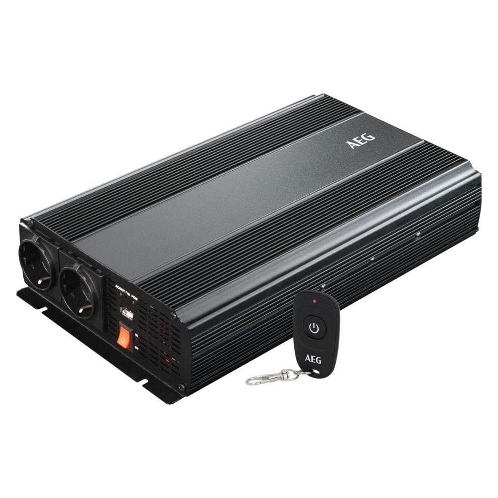 AEG 10058 Inverter 1500 W 230 V / spenningsomformer 12 V til 230 V / omformer 1500 W