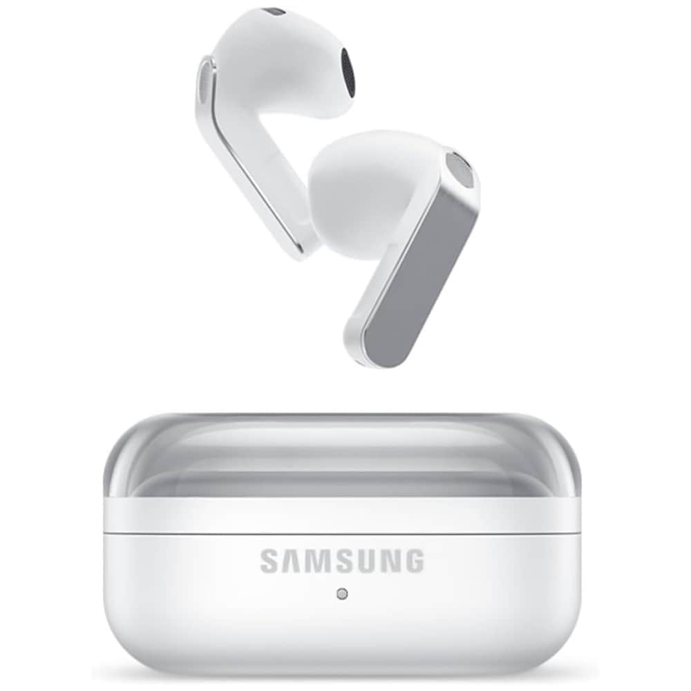 Samsung Galaxy Buds4 trådløse in-ear-hodetelefoner / ørepropper med ANC og ladeetui – Hvit