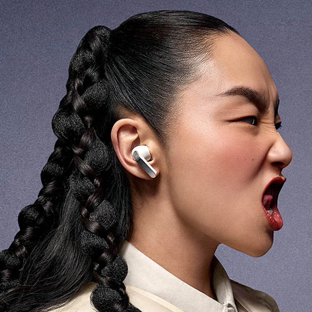 Samsung Galaxy Buds4 trådløse in-ear-hodetelefoner / ørepropper med ANC og ladeetui – Hvit