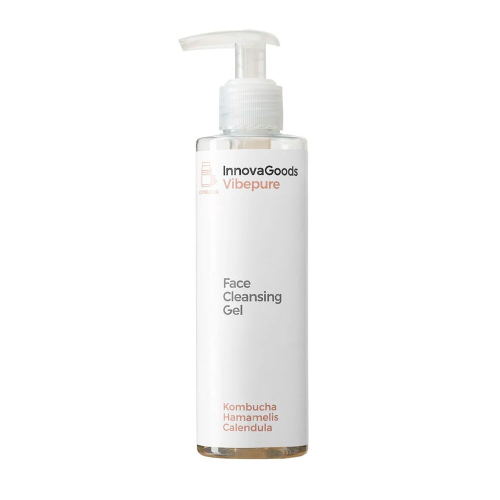 Vibepure rensegel for ansiktet 200 ml / vegansk ansiktsrens / kombucha og ringblomst