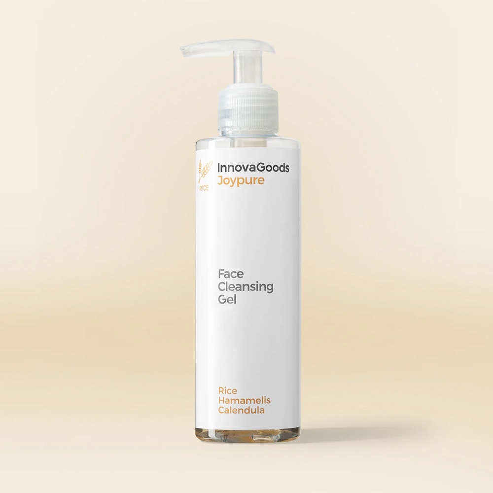 Rengjørende ansiktsgel Rice Joypure 200 ml / vegansk ansiktsrenser med riseekstrakt