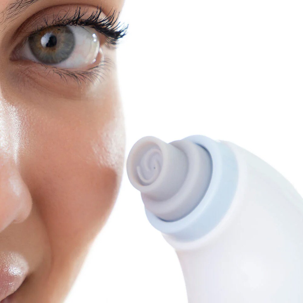 Oppladbar hydro ansiktsrenser / porerenser med vann / hydro-cleanser med 6 munnstykker