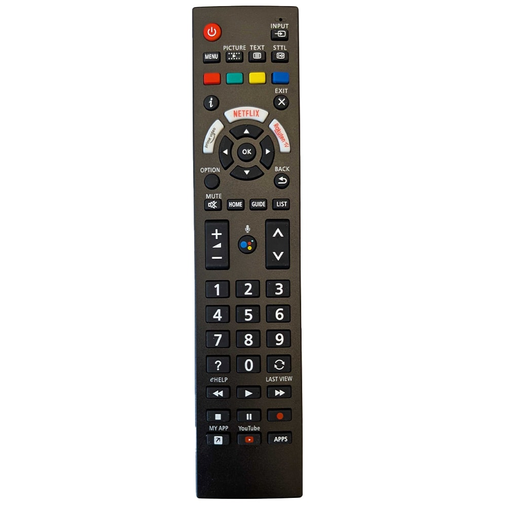 Fjernkontroll N2QBYA000037 / R3PA23 til Panasonic-TV / erstatningsfjernkontroll