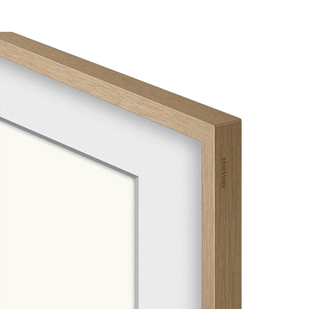 Samsung ramme til The Frame 50" 2021–2025 / utskiftbar TV-ramme i teak / dekorativ ramme til Samsung The Frame