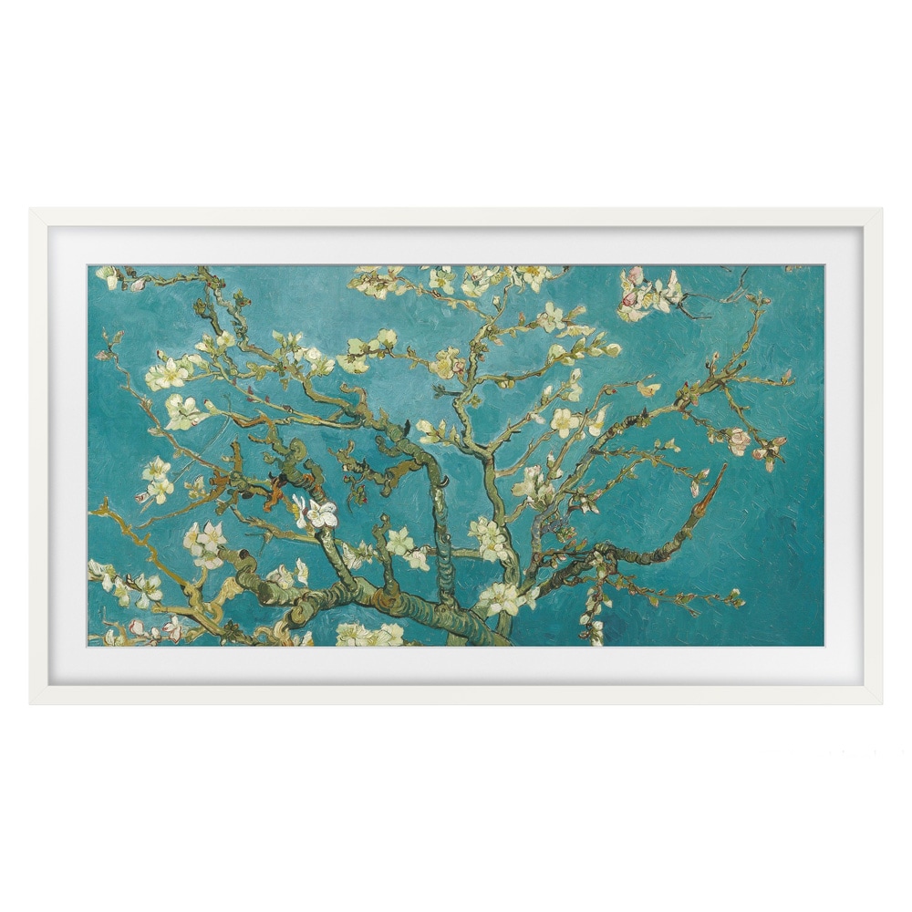 Samsung ramme til The Frame 32" 2023 / utskiftbar TV-ramme i hvitt / dekorativ ramme til Samsung The Frame