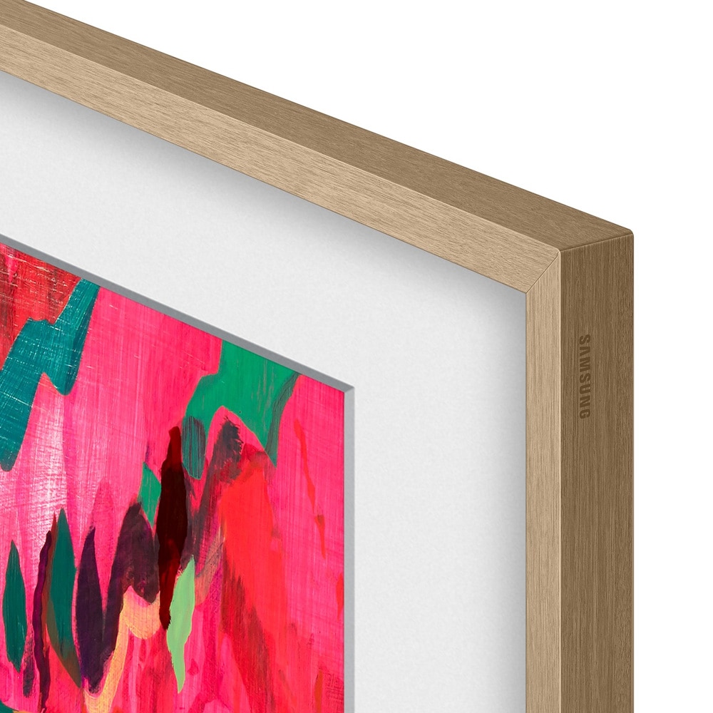 Samsung 65" ramme til The Frame / The Frame Pro 2021–2025 – Beige Wood