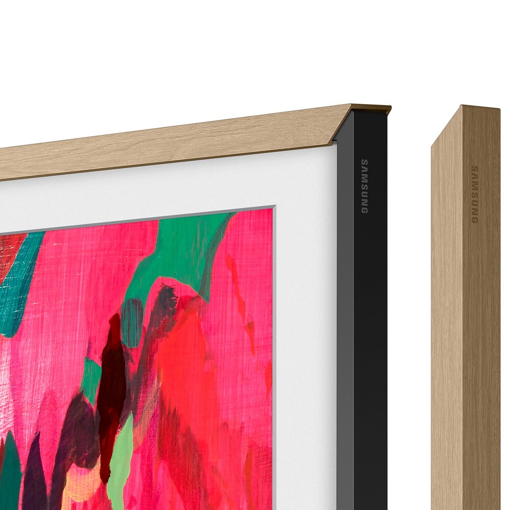 Samsung 85" ramme til The Frame / The Frame Pro 2021–2026 – Beige Wood
