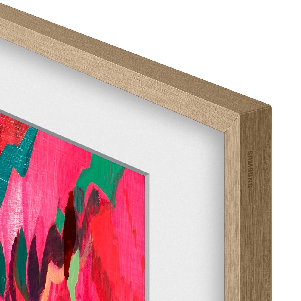 Samsung 85" ramme til The Frame / The Frame Pro 2021–2026 – Beige Wood