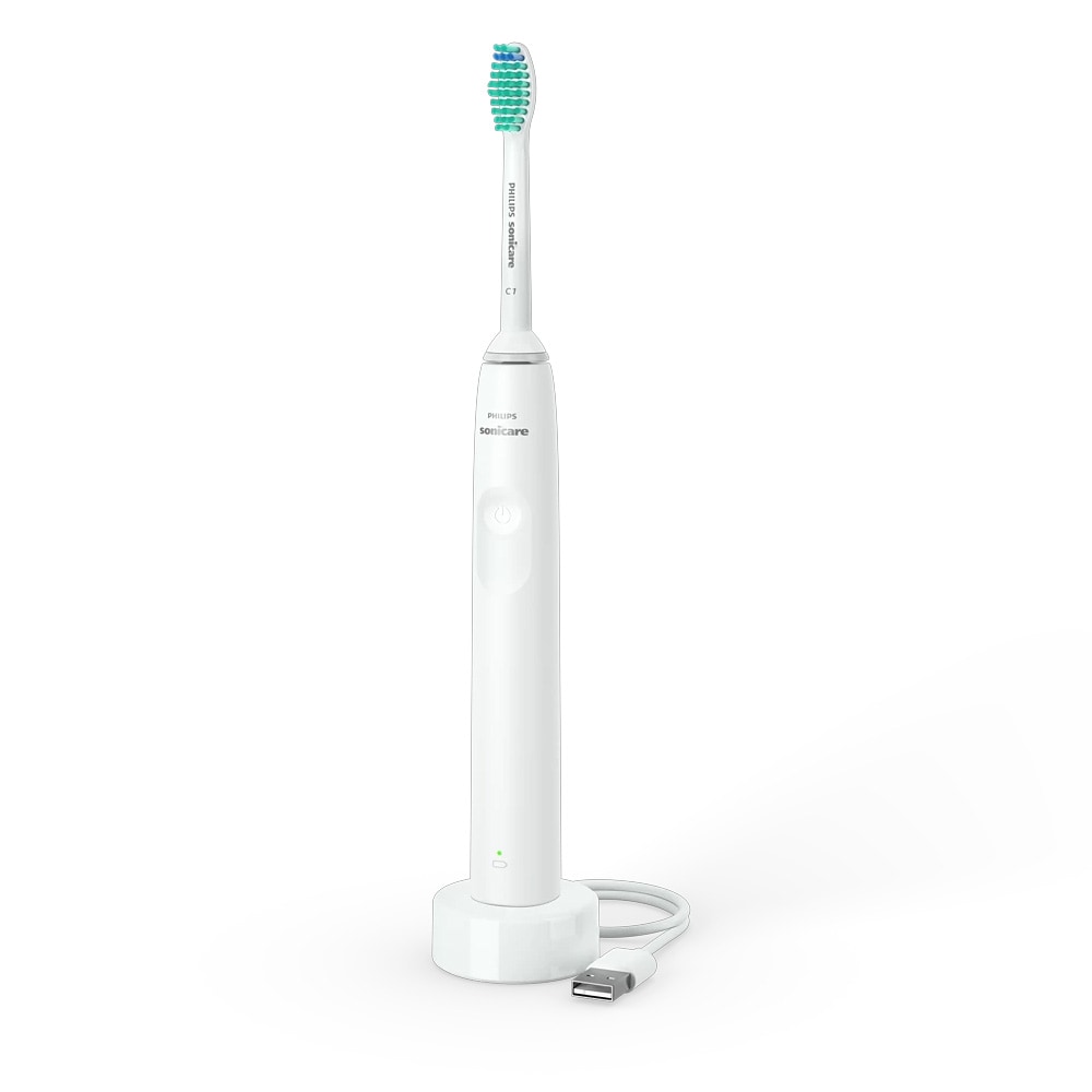 Philips Sonicare 2100 HX3651/13 elektrisk tannbørste / sonisk tannbørste med timer / hvit oppladbar