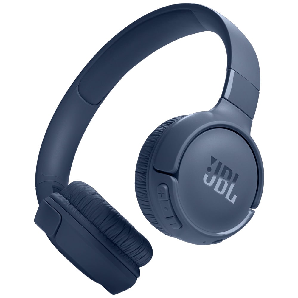JBL Tune 520BT Bluetooth-hodetelefoner JBLT520BTBLU – Blå / Trådløse on-ear-hodetelefoner