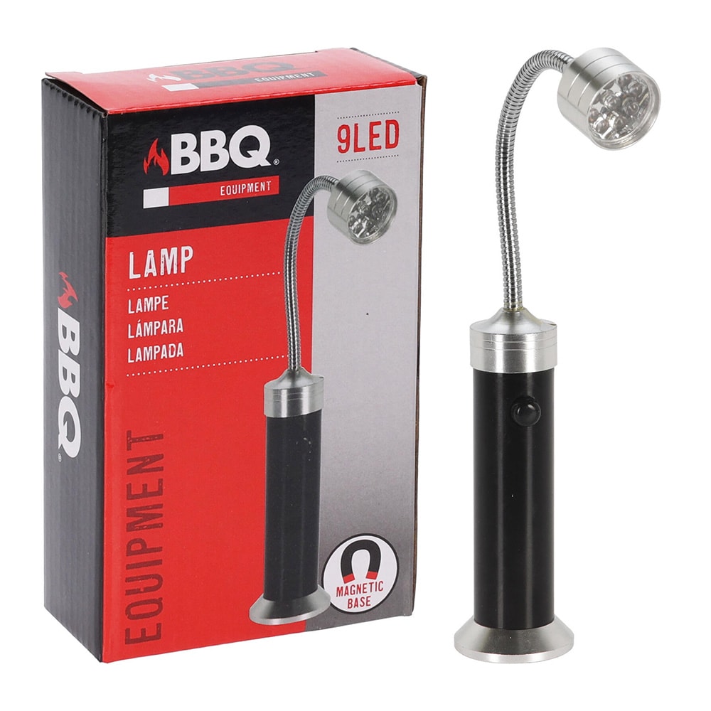 Grilllampe med magnet / magnetisk grilllampe / BBQ-lampe med LED