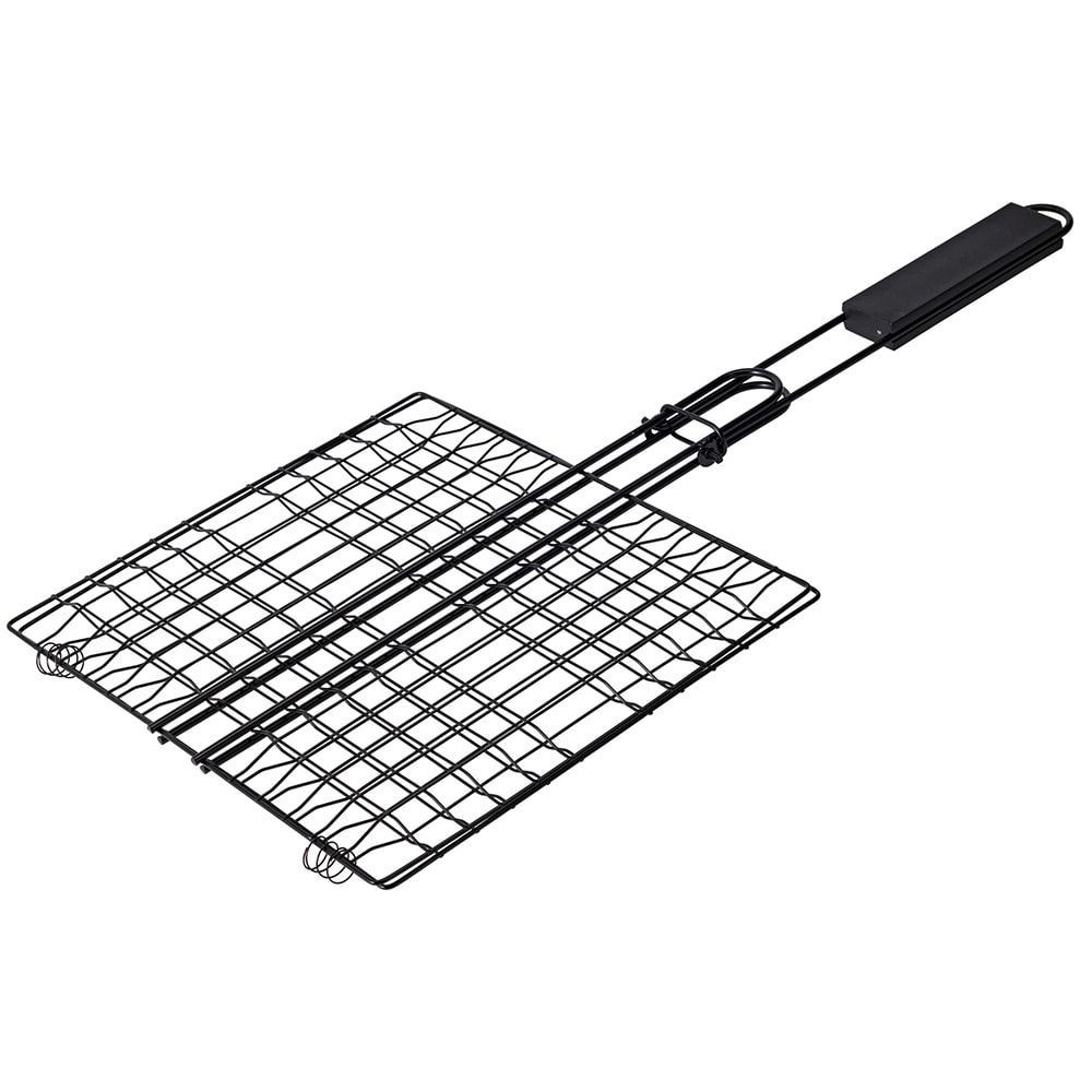 Grillrist med non-stick-belegg / hamburgerrist til grill / grillkurv til hamburgere