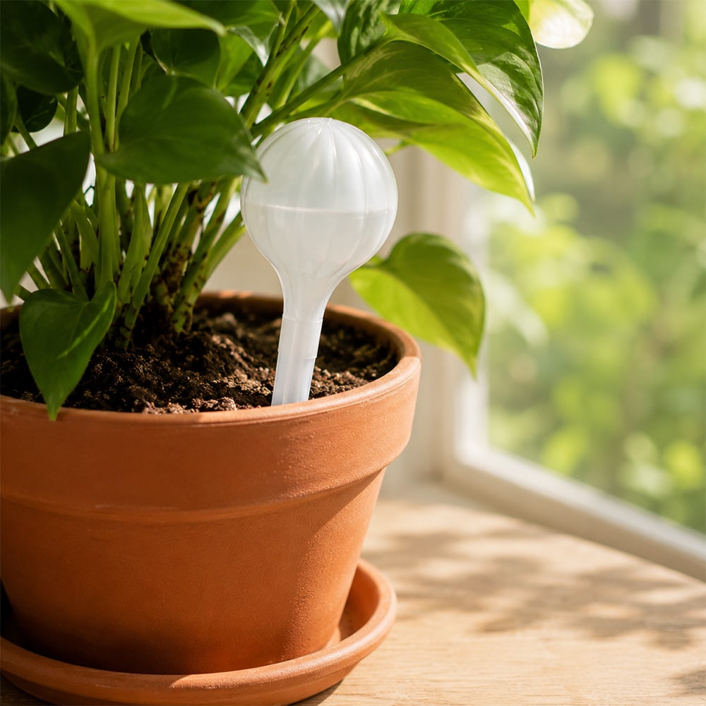 Selvvaningskule / vannfordeler for planter / vanningskule for potteplanter