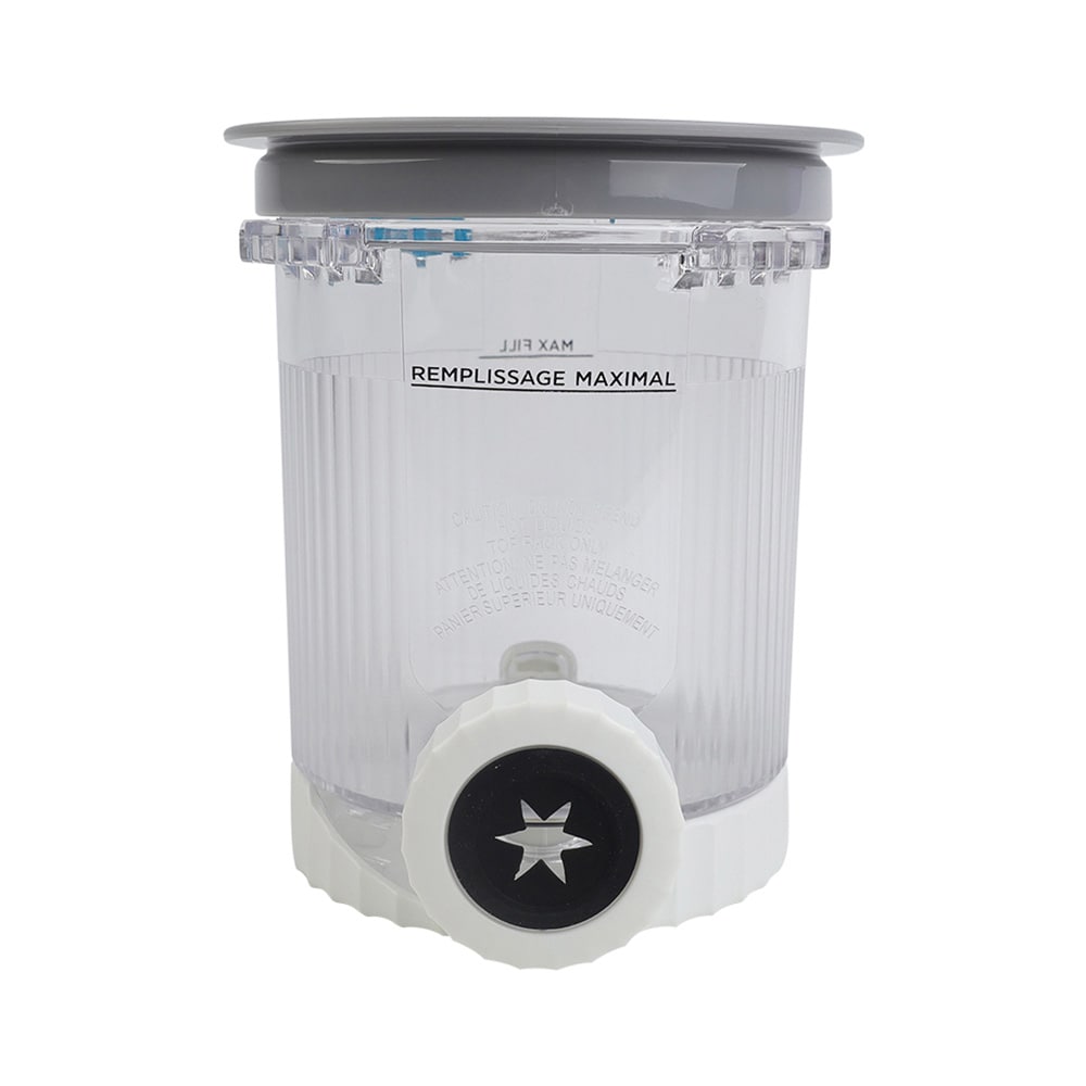 Iskrembeholder til Ninja Creami Swirl NC700/NC701 / grå beholder med lokk / 473 ml iskremkrukke