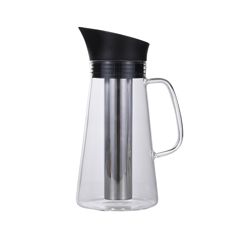Cold brew-kanne i glass med filter, 1200 ml / Cold brew-brygger