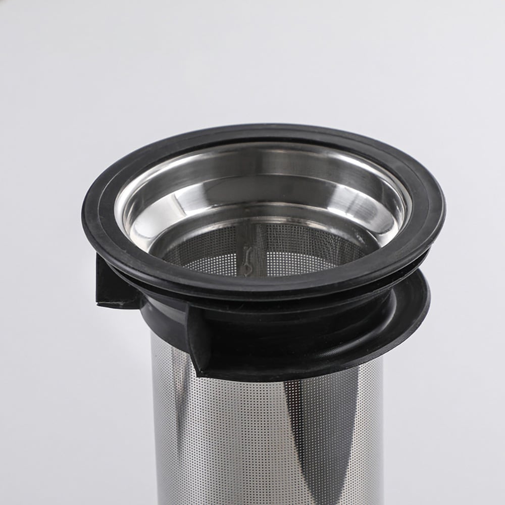 Cold brew-kanne i glass med filter og lokk, 1400 ml / Cold brew-brygger