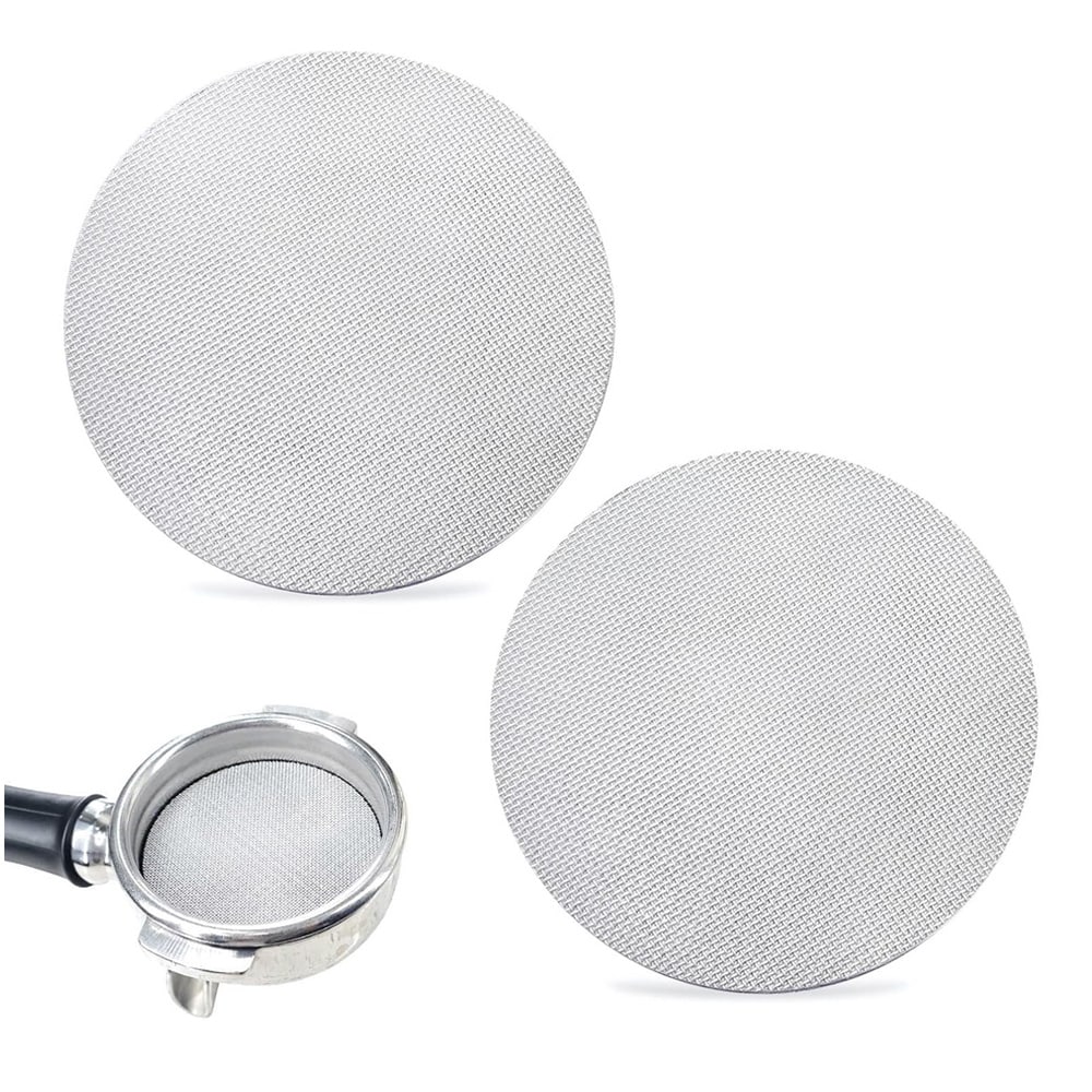 Puckfilter 58,5 mm 3-pakning / espresso puck screen i 316 rustfritt stål 150 μm / espressofilter – sølv